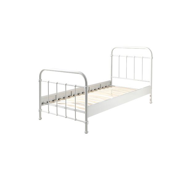 Metalowe łóżko dla dziecka New York białe