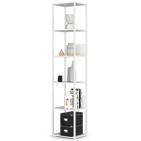 METALOWY REGAŁ LOFT 400 BIAŁY/BIAŁY