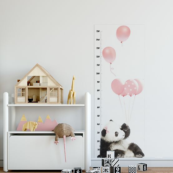 Miarka wzrostu DEKORNIK - Panda różowa