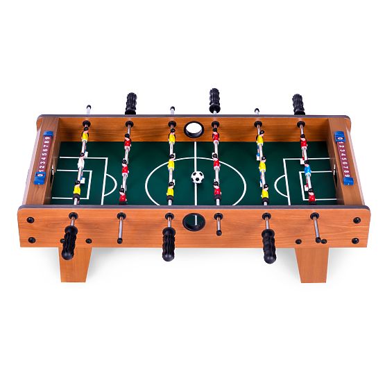 Mini piłkarzyki stołowe 69x35,5 cm drewniane ECOTOYS