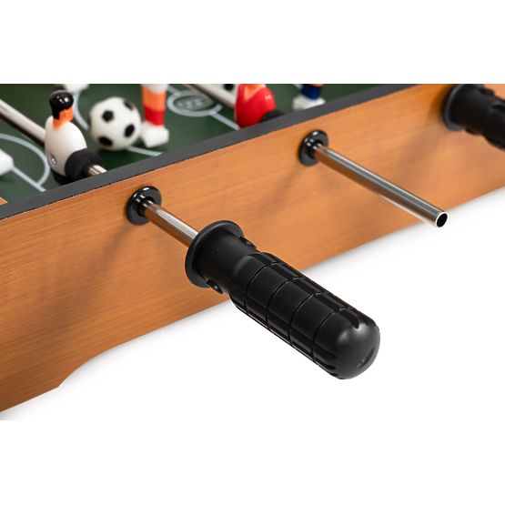 Mini piłkarzyki stołowe dla dzieci dwie piłeczki prowadnice