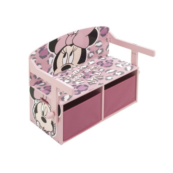 Dziecięca ławka z magazynowanie miejscem - Minnie Mouse