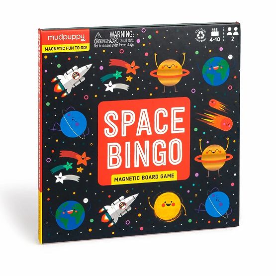 Mudpuppy Magnetyczna gra planszowa Kosmiczne bingo