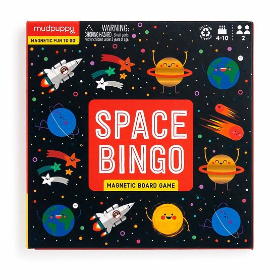 Mudpuppy Magnetyczna gra planszowa Kosmiczne bingo