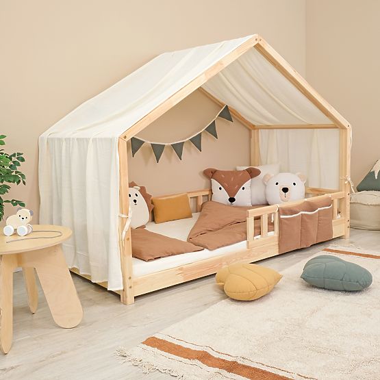 Muślinowa poduszka Ourbaby 38x35 cm Liść - musztardowy