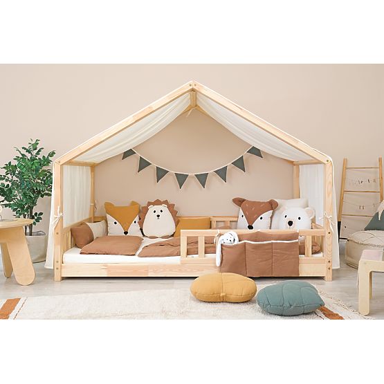 Muślinowy organizer Ourbaby 30x60 cm - musztardowy