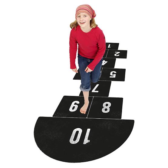 Naklejka podłogowa - Strzał z wyskoku