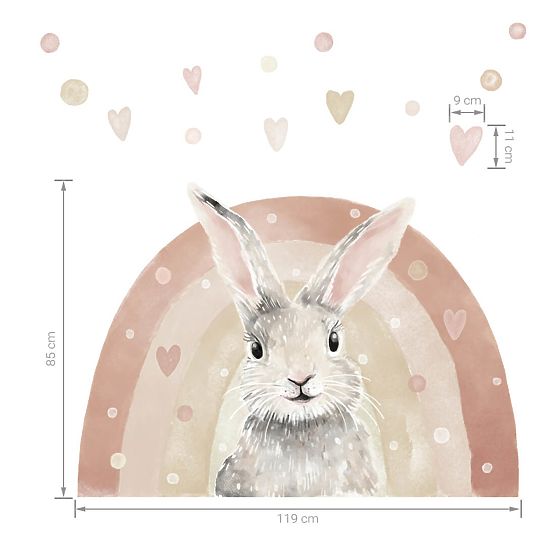 Naklejka na ścianę Bunny