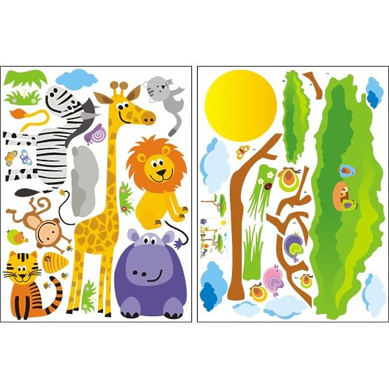 Naklejki na ścianę - Safari