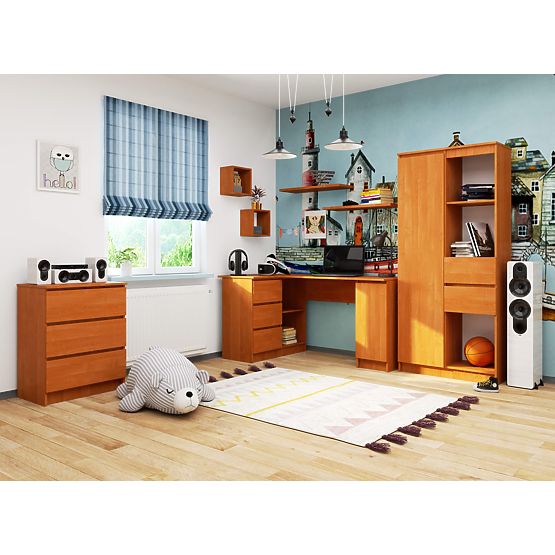 NAROŻNE BIURKO B20 CLP LEWOSTRONNE OLCHA