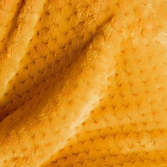 Narzuta SHLEEPY pomarańczowa z wzorem żakardowym styl klasyczny 170x210