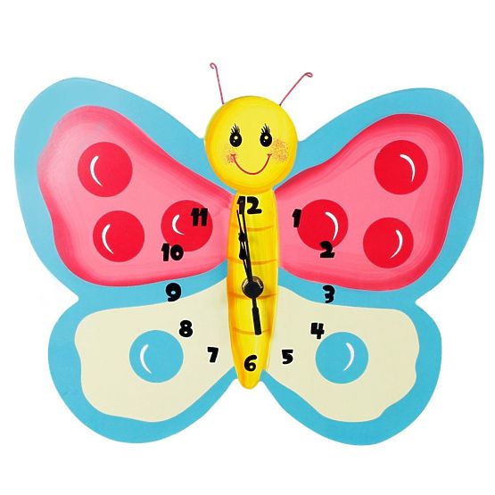  Naścienny zegar Motyl