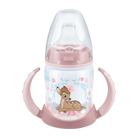 Niemowlę butelka do nauczanie NUK Disney 150 ml różowa
