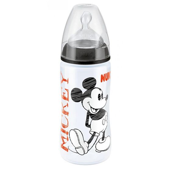 Niemowlę butelka NUK Disney Mickey 300 ml czarny