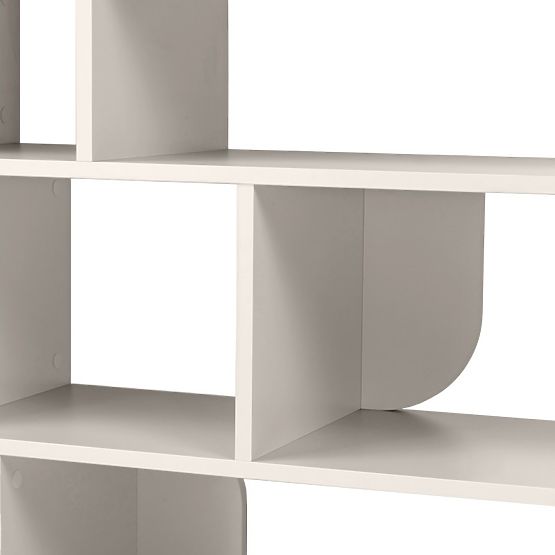 Niska półka Rangali, kaszmirowa, zaokrąglona