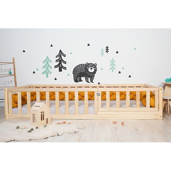 Niskie łóżko dziecięce Montessori Bear