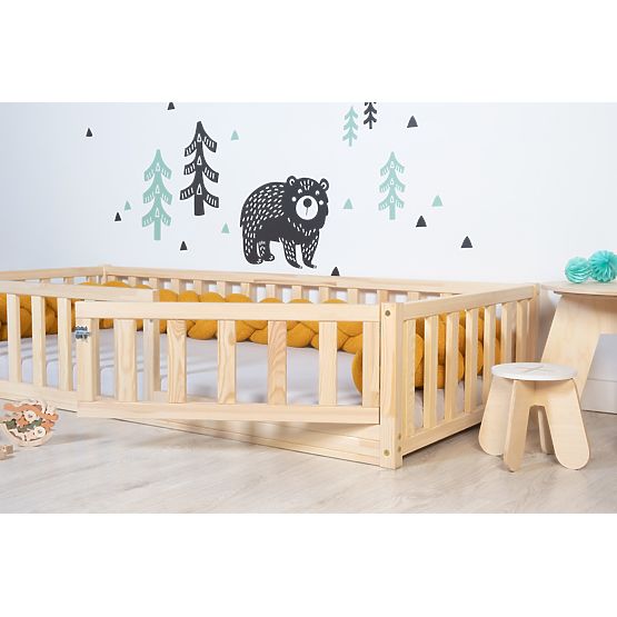 Niskie łóżko dziecięce Montessori Bear