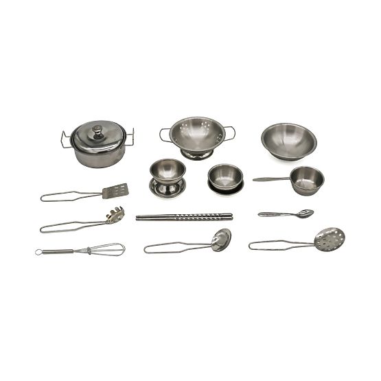 Nordic drewniana kuchnia z akcesoriami