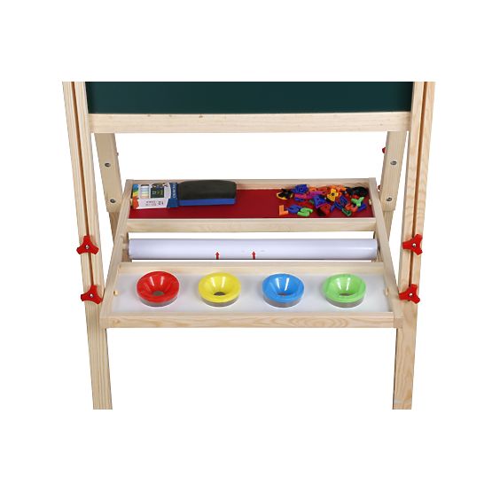 Dwustronna drewniana tablica Chalkie Duo