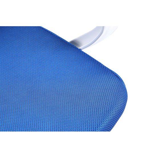 OBROTOWE KRZESŁO FD-6 BIAŁE / NIEBIESKIE