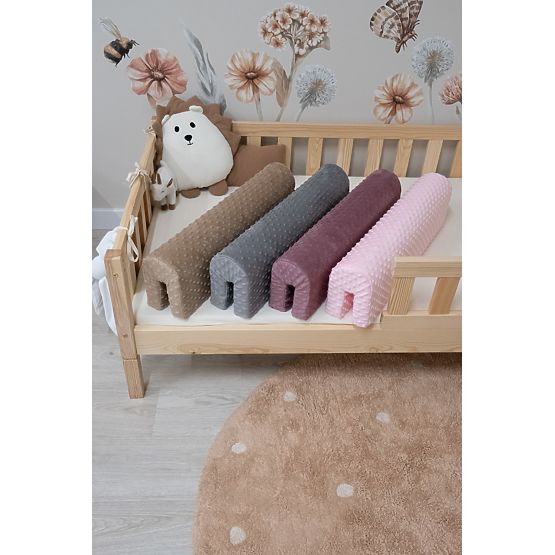 Ochraniacz na łóżko Ourbaby - jasnoszary