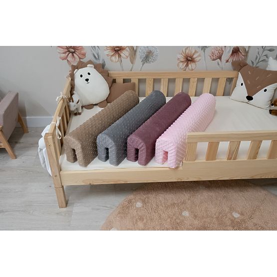 Ochraniacz na łóżko Ourbaby - jasnoszary