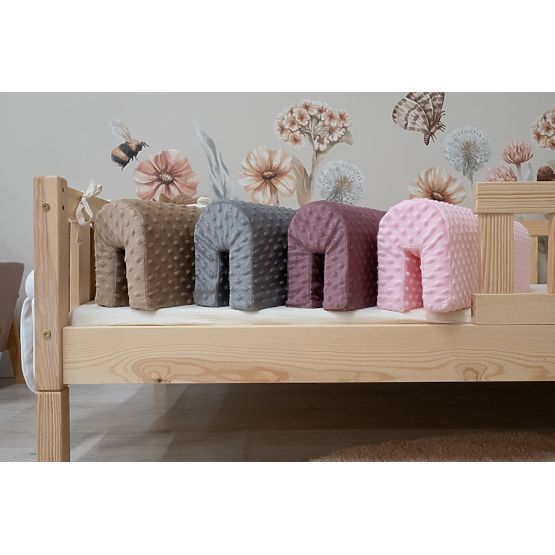 Ochraniacz na łóżko Ourbaby - jasnoszary