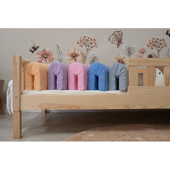 Ochraniacz na łóżko Ourbaby - Jersey - Niebieski