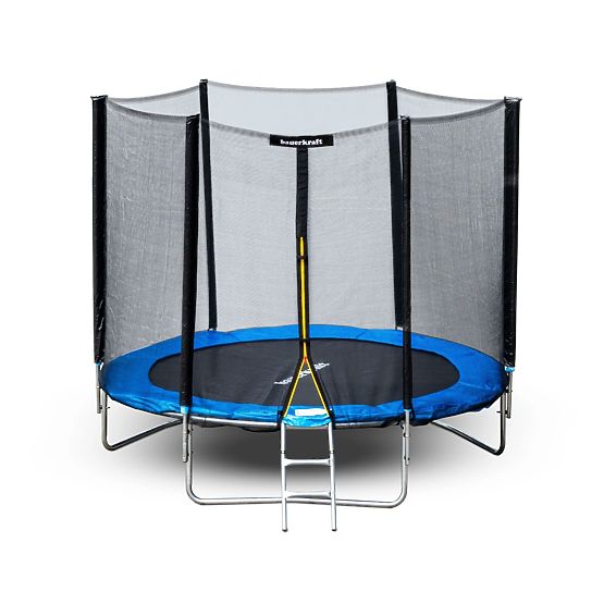 Ogrodowa trampolina z zewnętrzną siatką o średnicy 10 ft 304-312 cm + drabinka