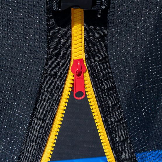 Ogrodowa trampolina z zewnętrzną siatką o średnicy 8 ft 244-252 cm + drabinka