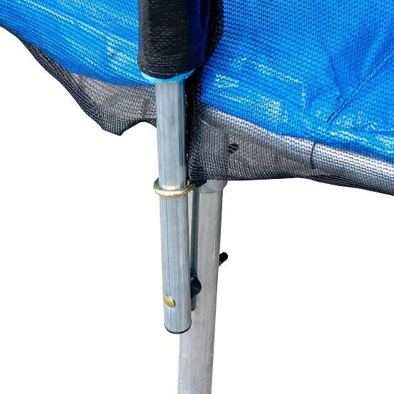 Ogrodowa trampolina z zewnętrzną siatką o średnicy 8 ft 244-252 cm + drabinka