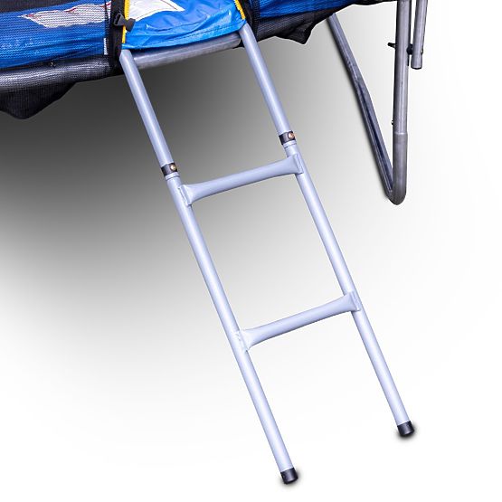 Ogrodowa trampolina z zewnętrzną siatką o średnicy 8 ft 244-252 cm + drabinka