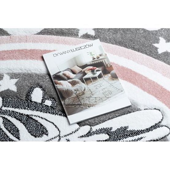 Okrągły dywan PETIT PONY Kucyk, szary