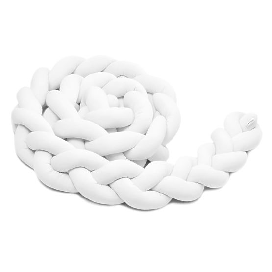 Oplot warkoczowy 360 cm - biały