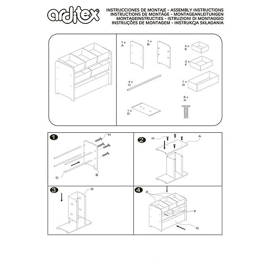 Organizer na zabawki Myszka Minnie