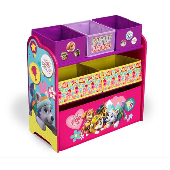 Organizer na zabawki Paw Patrol Pink