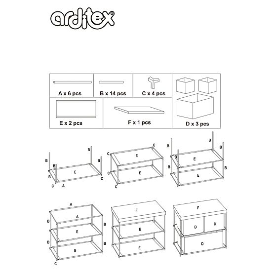 Organizer z szufladami Myszki Miki
