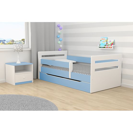 Ourbaby łóżko dziecięce Tomi - niebieskie