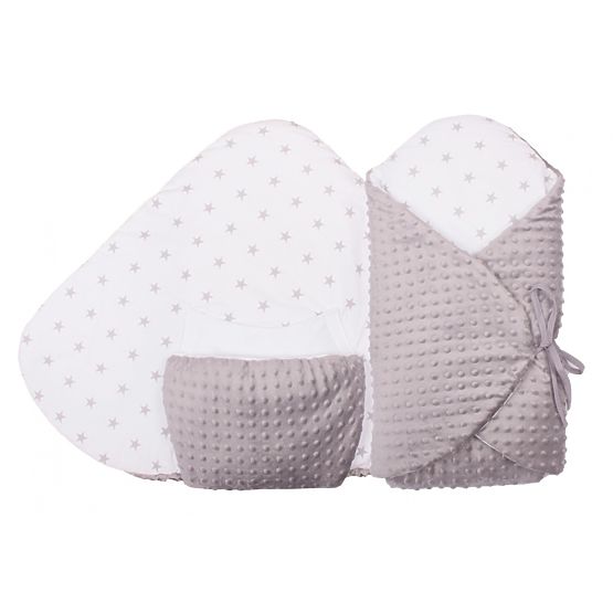 Owiń minka gwiazdy grey