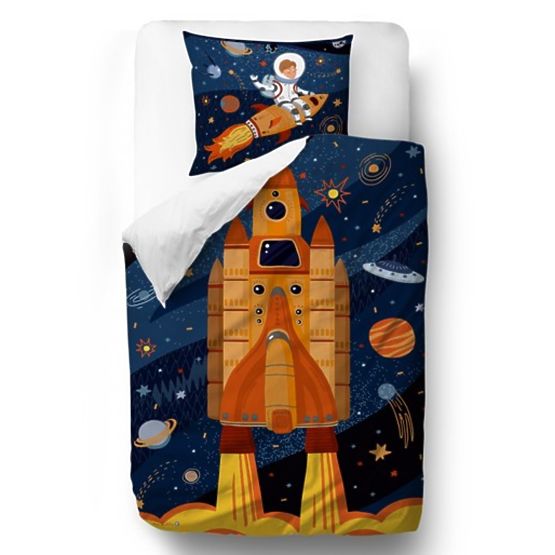 Pan. Little Fox Bedding Shuttle - kocyk 100 x 130 cm Poduszka: 60 x 40 cm