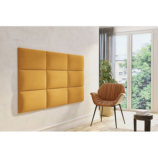 Panel tapicerowany Klasic - musztardowy
