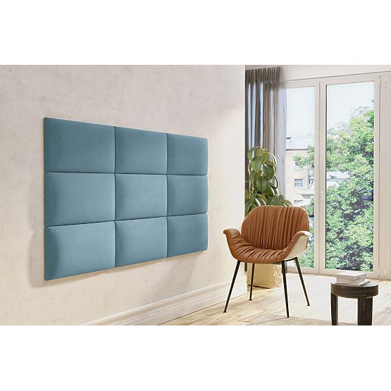 Tapicerowany panel Klasik - lazurowy
