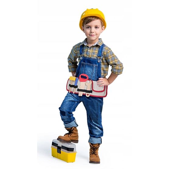 Pasek dziecięcy z drewnianymi narzędziami