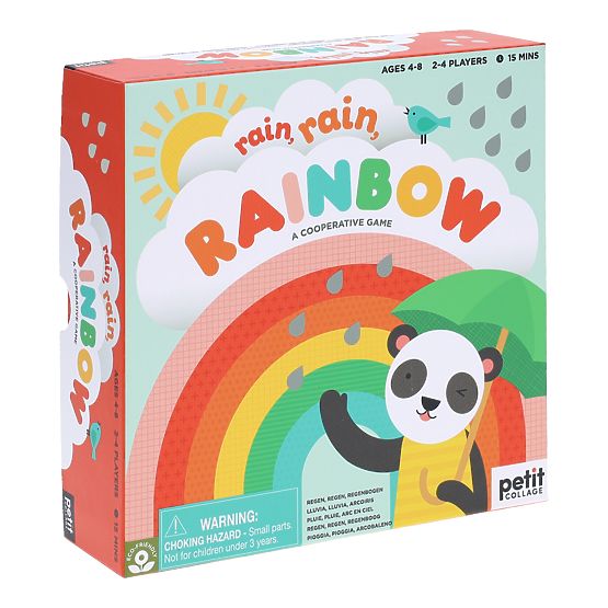 Petit Collage Kooperacyjna gra Rain, rain, rainbow