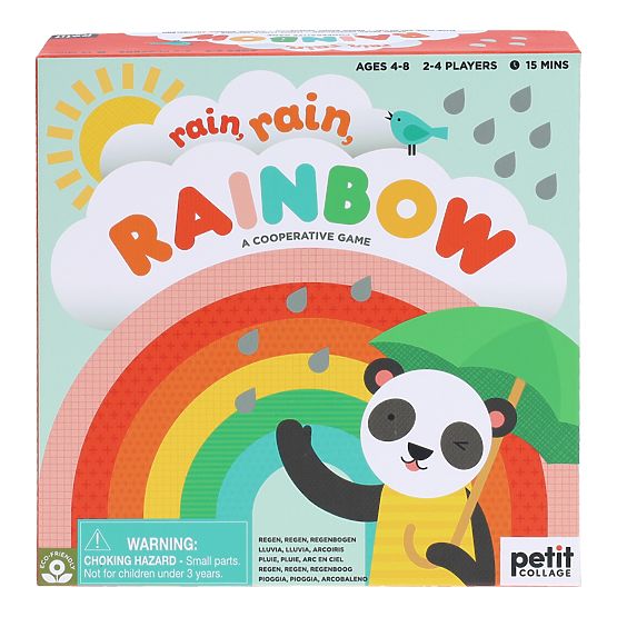 Petit Collage Kooperacyjna gra Rain, rain, rainbow
