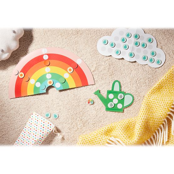 Petit Collage Kooperacyjna gra Rain, rain, rainbow