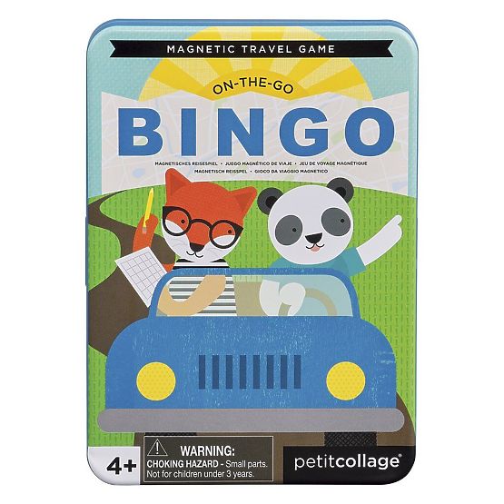 Petit Collage Magnetyczna gra Bingo - uszkodzone metalowe pudełko