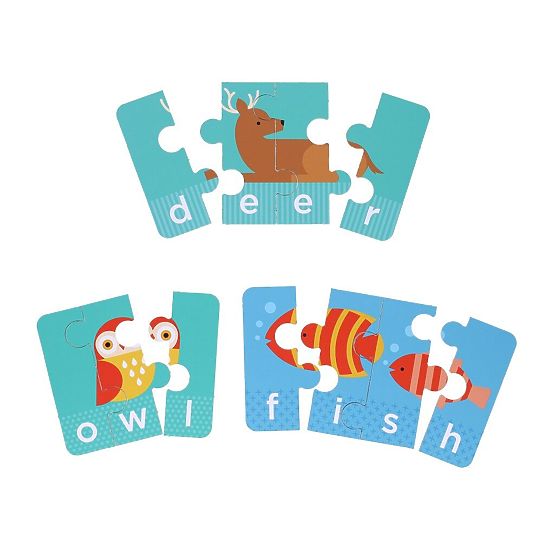 Petit Collage Moje pierwsze literowanie puzzle ze zwierzętami