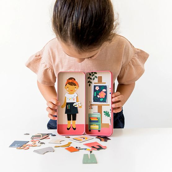 Petit Collage Puzzle magnetyczne Artysta