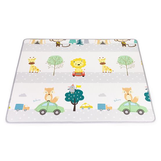 Piankowa edukacyjna dwustronna mata do rolowania z alfabetem ECOTOYS dla dzieci